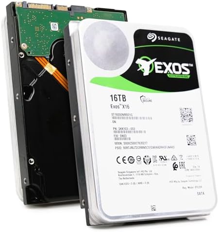 Amazon.com: Seagate (Recertified) Exos X18 16TB Enterprise HDD